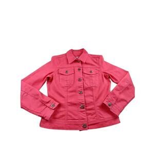 ​Veste Denim Rouge 2016 by Parasuco Femme Small | Red Jean Jacket Women's S